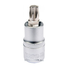 Головка торцева з насадкою викрутковою TORX YATO 1/2" Т50 х 55 мм