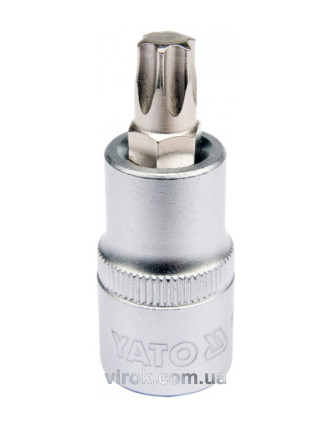Головка торцева з насадкою викрутковою TORX YATO 1/2" Т50 х 55 мм