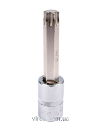 Головка торцева з насадкою викрутковою TORX YATO 1/2" Т60 х 100 мм
