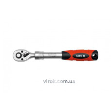 Тріщатка 3/8" телескопічна YATO 215-315 мм 72 зубці