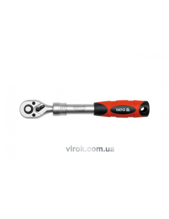 Тріщатка 3/8" телескопічна YATO 215-315 мм 72 зубці
