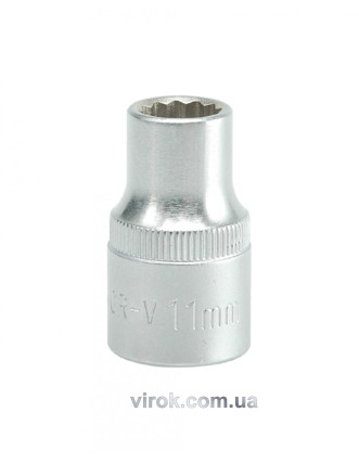 Головка торцева дванадцятигранна YATO 1/2" М11 х 38 мм