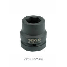 Головка торцева ударна шестигранна YATO 1" M28 х 59 мм