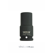Головка торцева ударна шестигранна YATO 3/4" М24 х 90 мм