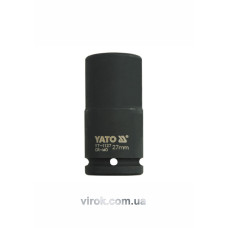 Головка торцева ударна шестигранна YATO 3/4" М27 х 90 мм