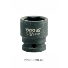 Головка торцева ударна шестигранна YATO 1/2" М24 х 43 мм