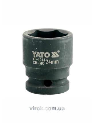 Головка торцева ударна шестигранна YATO 1/2" М24 х 43 мм