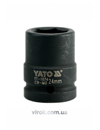 Головка торцева ударна шестигранна YATO 3/4" М24 х 50 мм
