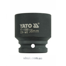 Головка торцева ударна шестигранна YATO 3/4" М38 х 57 мм