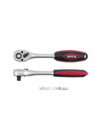 Тріщатка 3/8" YATO 197 мм 72 зубці