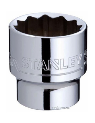 Головка торцева дванадцятигранна STANLEY 1/2" М8 мм