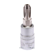 Головка торцева з насадкою викрутковою PHILLIPS YATO 1/4" PH3 x 37 мм