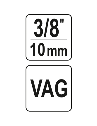 Насадка для регулювання фаз розпод. вала YATO у авто VAG з квадратом- 3/8"