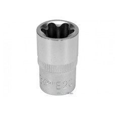 Головка торцева YATO TORX E20 1/2" CrV [Блістер]
