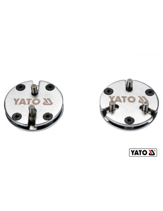 Адаптери з 2 і 3 штирями для втискання гальмівних поршнів YATO 2 шт