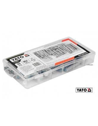 Шплінти і штифти YATO 8-13 мм 30-64 мм 56 шт