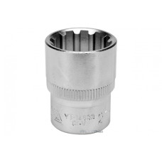 Головка торцева Spline YATO 1/2" M21 x 38 мм CrV [Блістер]