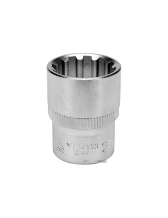 Головка торцева Spline YATO 1/2" M21 x 38 мм CrV [Блістер]