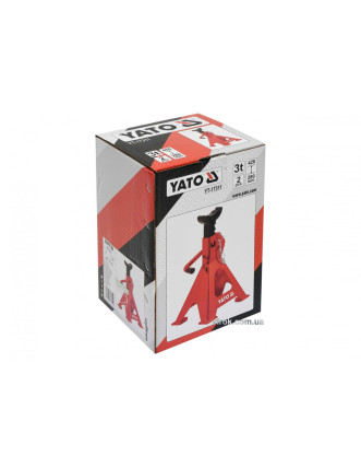 Підставки під автомобіль YATO 3 т 280-420 мм 2 шт