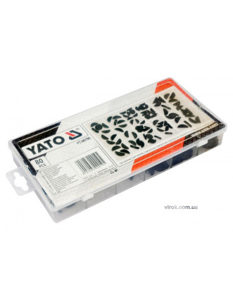 Шпонки півкруглі YATO 80 шт