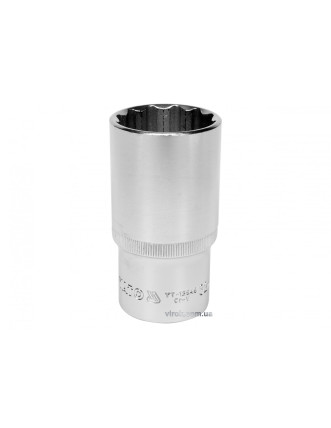 Головка торцева дванадцятигранна довга YATO 1/2" М 32 х 77 мм