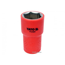 Головка торцева шестигранна діелектрична YATO 1/2" М21 х 55/38 мм VDE до 1000 В