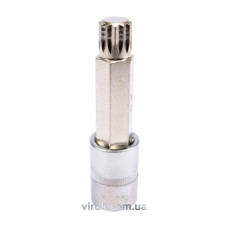 Головка торцева з насадкою викрутковою SPLINE YATO 1/2" M16 х 100 мм