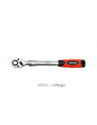 Тріщатка 1/2" телескопічна YATO 305-445 мм 72 зубці