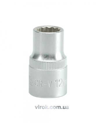 Головка торцева дванадцятигранна YATO 1/2" М12 х 38 мм