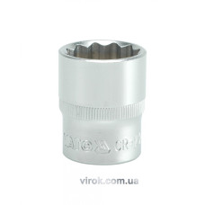 Головка торцева дванадцятигранна YATO 1/2" М23 х 38 мм