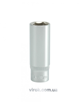 Головка торцева шестигранна довга YATO 1/2" М19 х 76 мм
