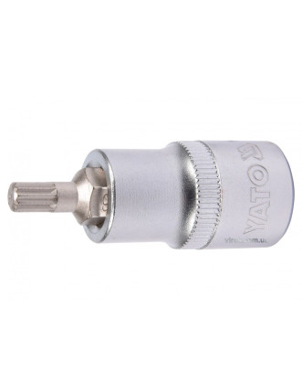 Головка торцева з насадкою викрутковою SPLINE YATO 1/2" M6 х 55 мм