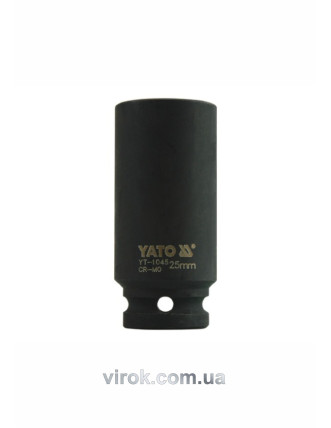 Головка торцева ударна шестигранна YATO 1/2" М25 х 78 мм