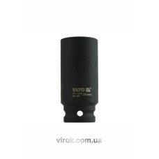 Головка торцева ударна шестигранна YATO 1/2" М26 х 78 мм