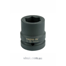 Головка торцева ударна шестигранна YATO 1" М30 х 60 мм