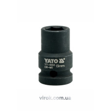 Головка торцева ударна шестигранна YATO 1/2" М13 х 39 мм