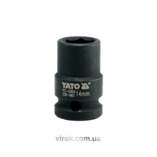 Головка торцева ударна шестигранна YATO 1/2" М14 х 39 мм