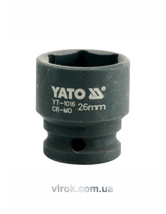 Головка торцева ударна шестигранна YATO 1/2" М26 х 43 мм
