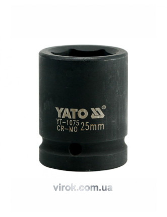 Головка торцева ударна шестигранна YATO 3/4" М25 х 50 мм
