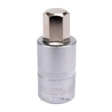 Головка торцева з насадкою викрутковою HEX YATO 1/2" H14 x 55 мм
