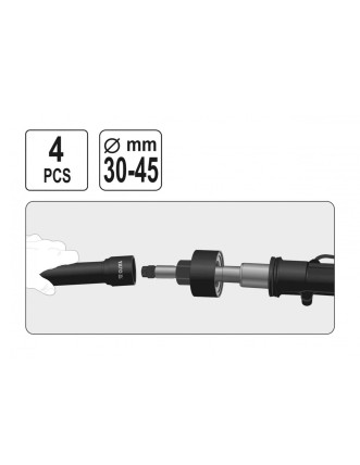 Ключі для обслуговування кермових тяг автомобіля YATO Ø30-35/35-40/40-45 мм 4 шт