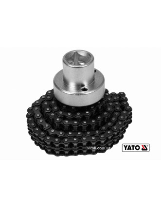 Ключ до оливного фільтру ланцюговий YATO 1/2" 75-170 мм Cr-V