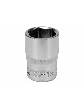 Головка торцева шестигранна YATO 1/4" М13 CrV [Блістер]