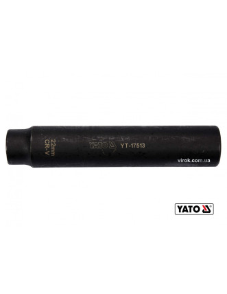 Головка торцева відкрита для лямбда-зонда YATO 1/2" М22 x 150 мм