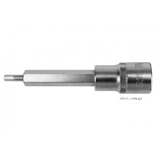 Головка торцева з насадкою викрутковою HEX YATO 1/2" H4 x 100 мм