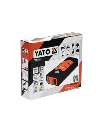 Пускова батарея YATO Li-Pol 9 Агод 200/400 А