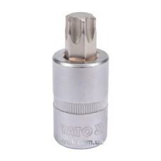 Головка торцева з насадкою викрутковою TORX YATO 1/2" Т60 х 55 мм
