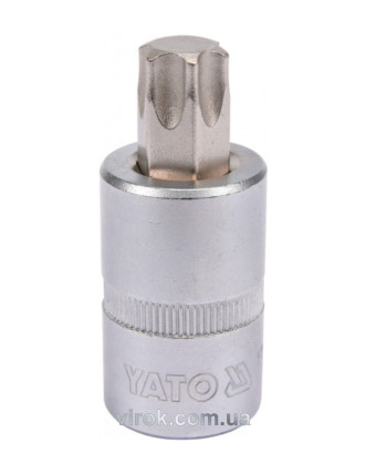 Головка торцева з насадкою викрутковою TORX YATO 1/2" Т60 х 55 мм
