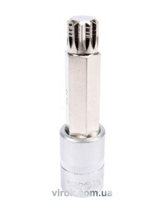 Головка торцева з насадкою викрутковою SPLINE YATO 1/2" M17 х 100 мм
