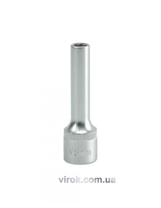 Головка торцева шестигранна довга YATO 1/2" М8 х 76 мм